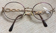 Vintage GIORGIO BEVERLY HILLS Eyeglasses Gold Tort Multi Color Frame 50-19 135