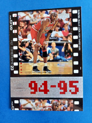 1998-99 UPPER DECK MICHAEL JORDAN MJ TIMEFRAME #74 BULLS LOOK FOR THIRD WIN