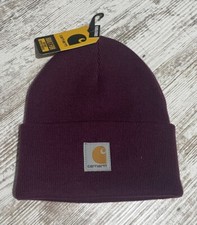 NWT Carhartt Purple One Size Youth Knit Cuffed Stocking Hat