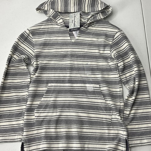 Tommy Bahama Hoodie Baja Sweatshirt Pullover Kids Striped Sz M 7/8 NWT - Picture 4 of 5