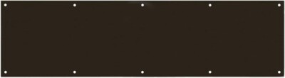 Designers Impressions Oil Rubbed Bronze 8'' x 34'' Kick Plate: 609476