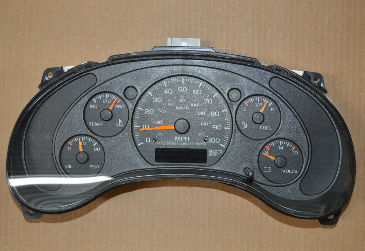 00-05 Chevy S10 Blazer GMC Jimmy Speedometer Instrument Cluster