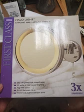 New, open box, Jerdon wall extension 3x makeup mirror