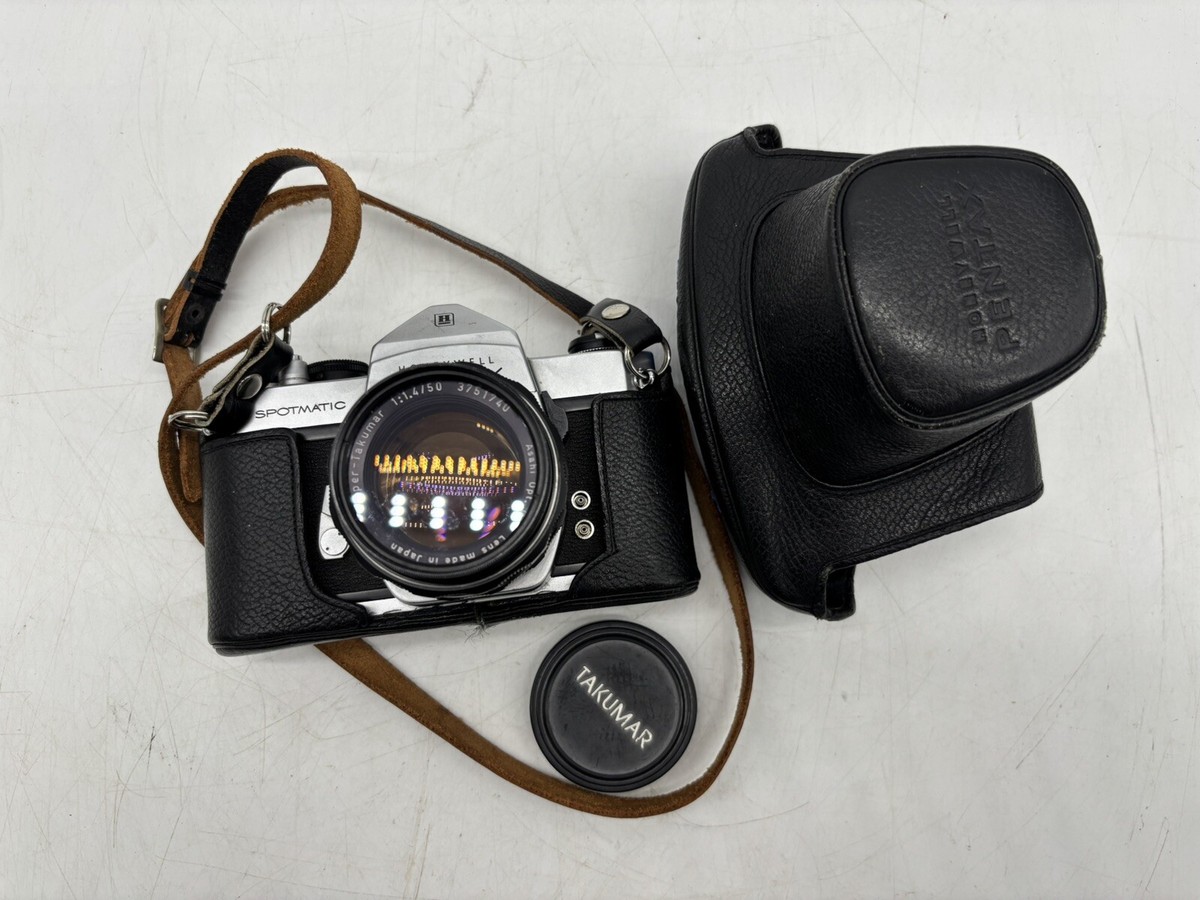 Honeywell Pentax Spotmatic SLR Camera And Asahi Super Takumar 50mm
