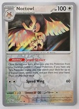 Noctowl 115/142 Sv07: Stellar Crown Reverse Holo NM