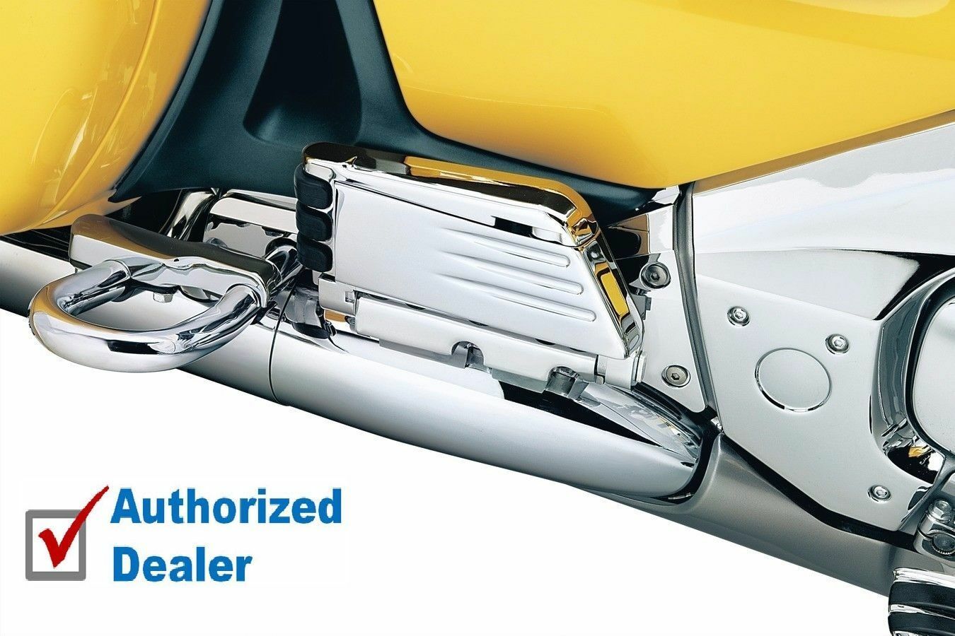 Kuryakyn Passenger Chrome Rubber Transformer Floorboards Honda Goldwing