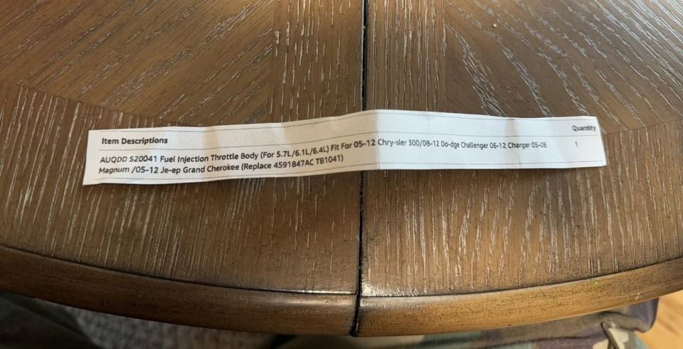 Carrocería del acelerador con TPS para Dodge Charger 2,7 L 3,5 L 2010 2009 2008 2007 2006  Foto 4 de 4