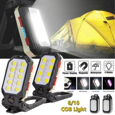 1000000LM Rechargeable LED Work Light Car Garage Mechanic Flashlight Flood Lamps