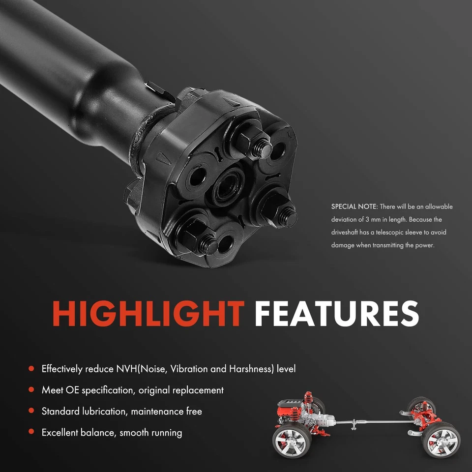 Drive Shaft Assembly for BMW E36 318ti 1995 1996 1997 1998 1999 Manual Rear Side - Image 4 of 4