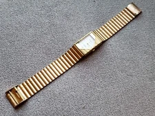 Rare - Lucien Piccard Dufonte Watch, Women's dress analog, Vintage gold