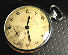 "Molnija" 15J Rare cal.3602 Vintage 4-1963's Russian USSR Soviet Pocket watch