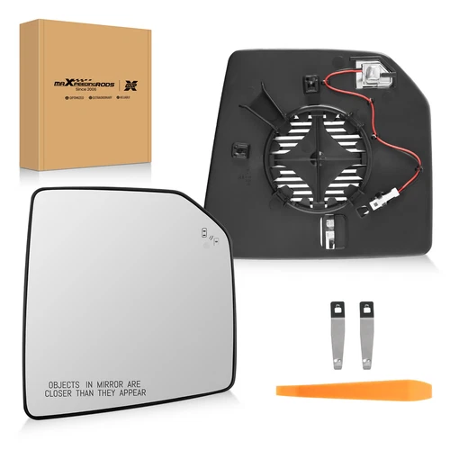Mirror Glass Right Heated with Blind Spot Detection For Ford F-150 2015-2021