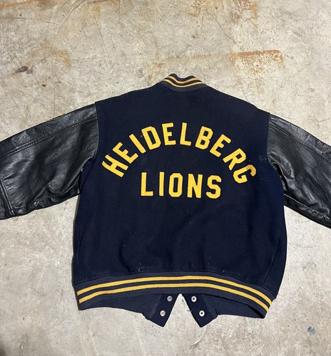 Vintage 70s High School letterman Varsity Jacket Size 46 (XL) - Picture 6 of 6