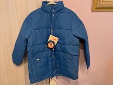 Vintage Dacron Dupont Blue Insulated Puffer Jacket 80’s Sz S NOS NWT USA Made