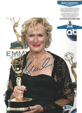 GLENN CLOSE SIGNED EMMY AWARD WINNER 8x10 PHOTO ACTRESS PROOF BECKETT COA BAS