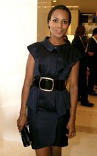 CHANEL CC 2008 Black Silk Cap Sleeve Dress