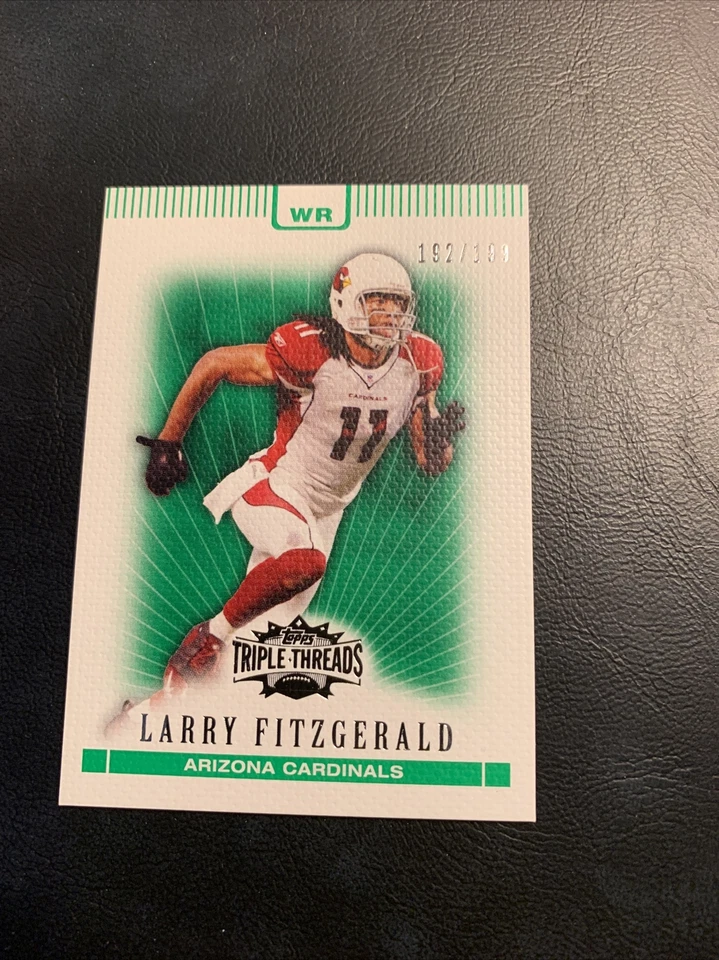 BFF 2007 Triple threads /199 Emerald #63 Larry Fitzgerald Arizona Cardinals - Image 2 of 3