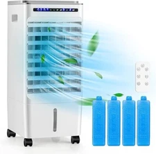 GOFLAME Evaporative Air Cooler Portable 3-IN-1 Air Cooling Fan with Remote