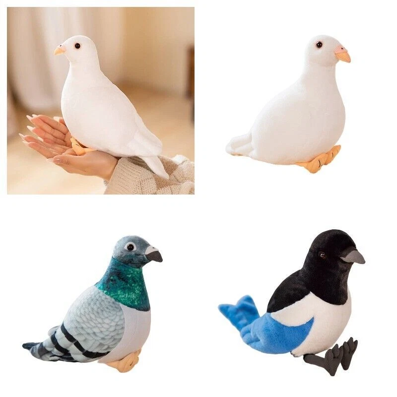 Pigeon oiseau peluche jouet animaux en peluche bébé enfants cadeau pie 2023  FR