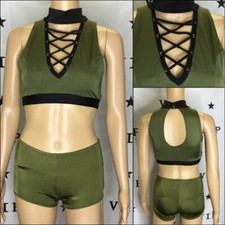 Cheerleading Uniform Pro Cheerleader Try Out Practice Set Adult Med