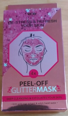 DE- STRESS & REFRESH YOUR SKIN  PEEL OFF MASK  NEU 4ST