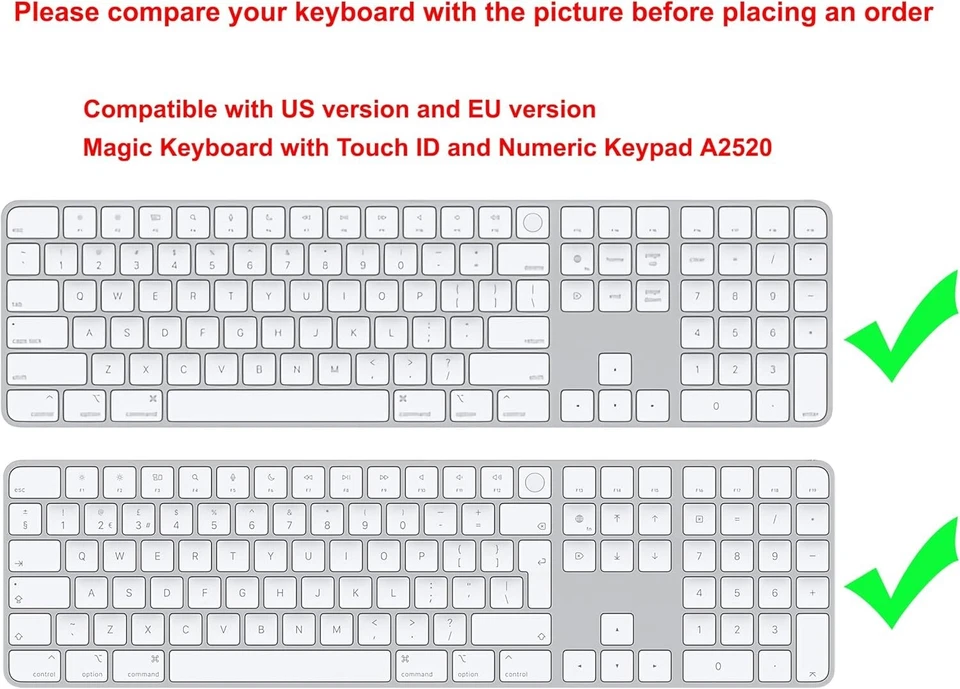 Final Cut Pro Shortcut Keyboard Cover Skin for 2021 Released iMac M1 Magic Ke... - Image 3 of 4