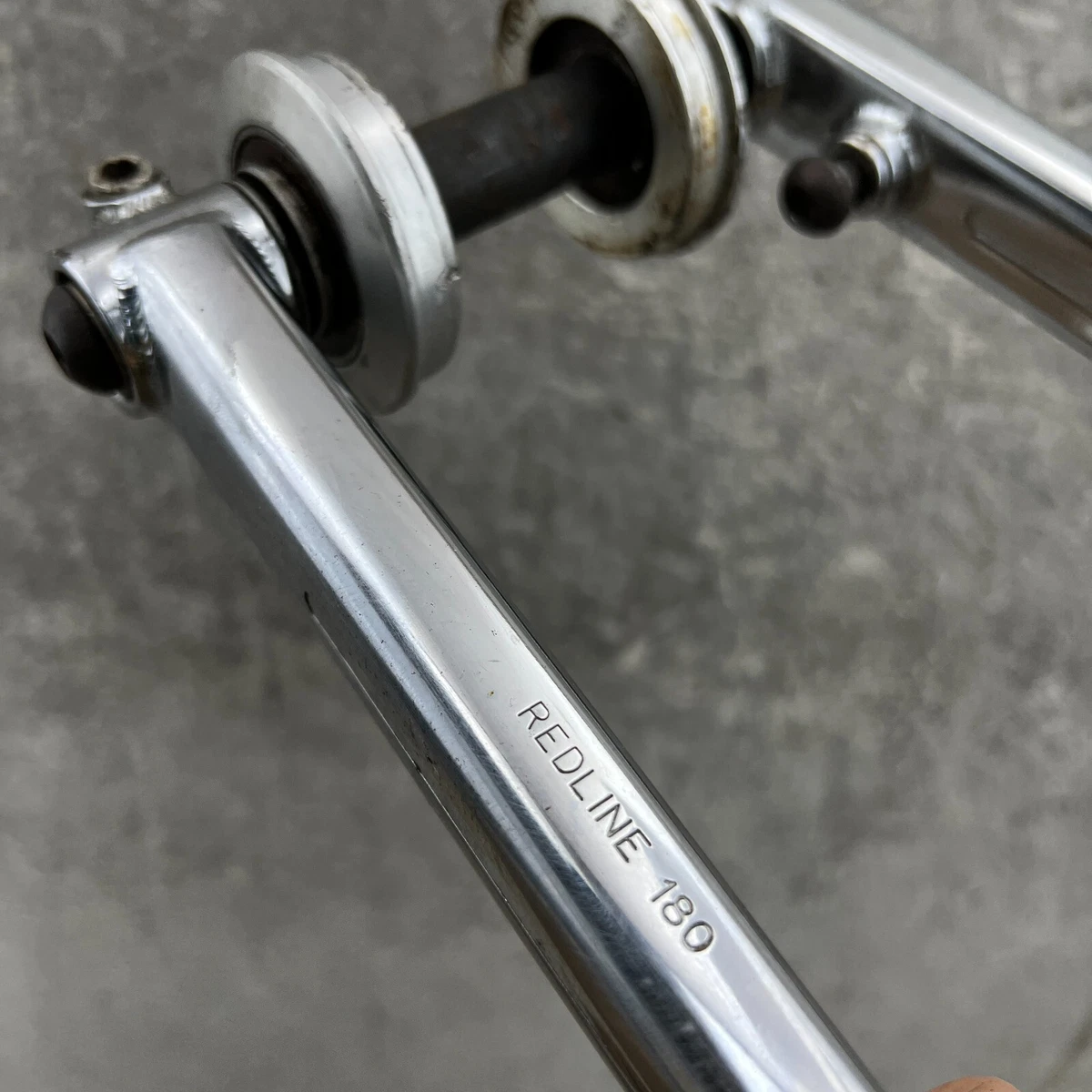 Redline Flight Cranks Old School BMX Freestyle RL20ii 80s Single Pinch Crankset