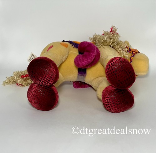 Groovy Girls Horse 13" Calypso Callie Horse Bendable Legs Yellow Plush 2001 - Picture 8 of 9
