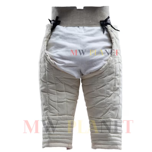 Medieval Viking Cotton Chausses– Half Leggings Easter Day Gifts - Picture 3 of 6