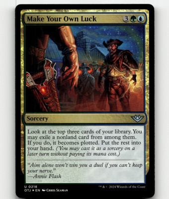 FOIL - MTG Make Your Own Luck 218 - Outlaws of Thunder Junction | eBay