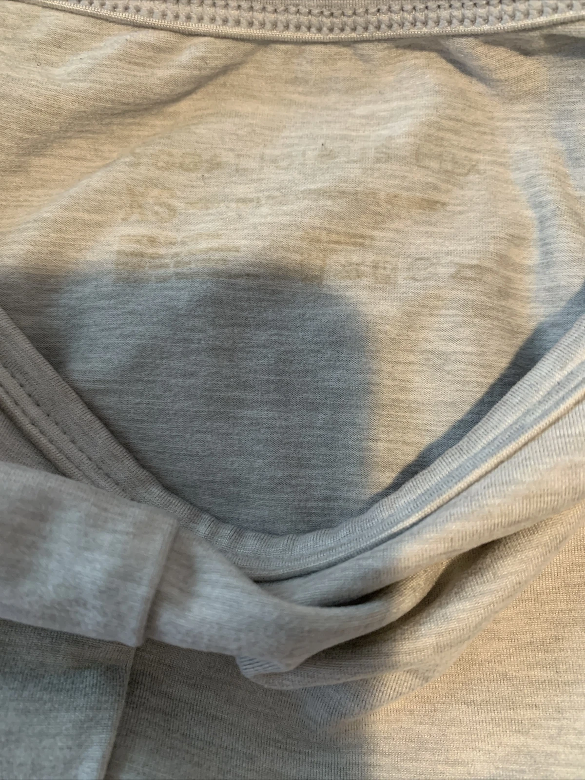 yogalicious solid heather crop twist athletic tank-top