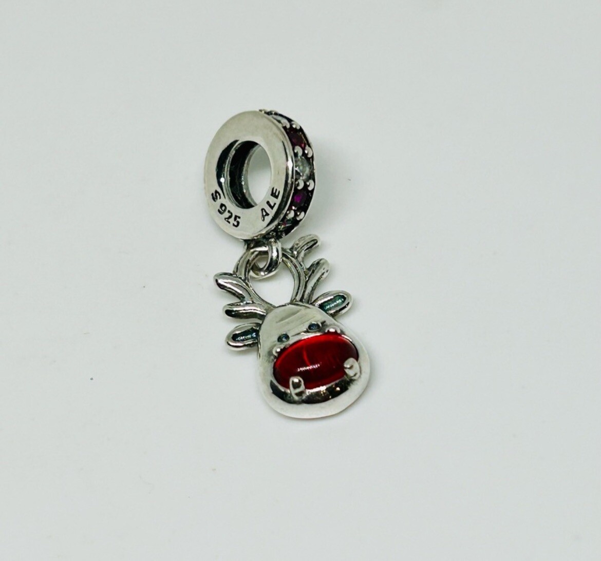 Adorable Pandora Red Nose Reindeer Charm for Festive Jewelry