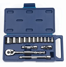 15pc 14 - 78 38drive 12 Point Shallow Chrome Socket Drive Set Williams 15pc 14 - 78 38drive 12 Point Shallow Chrome Socket Drive Set Williams