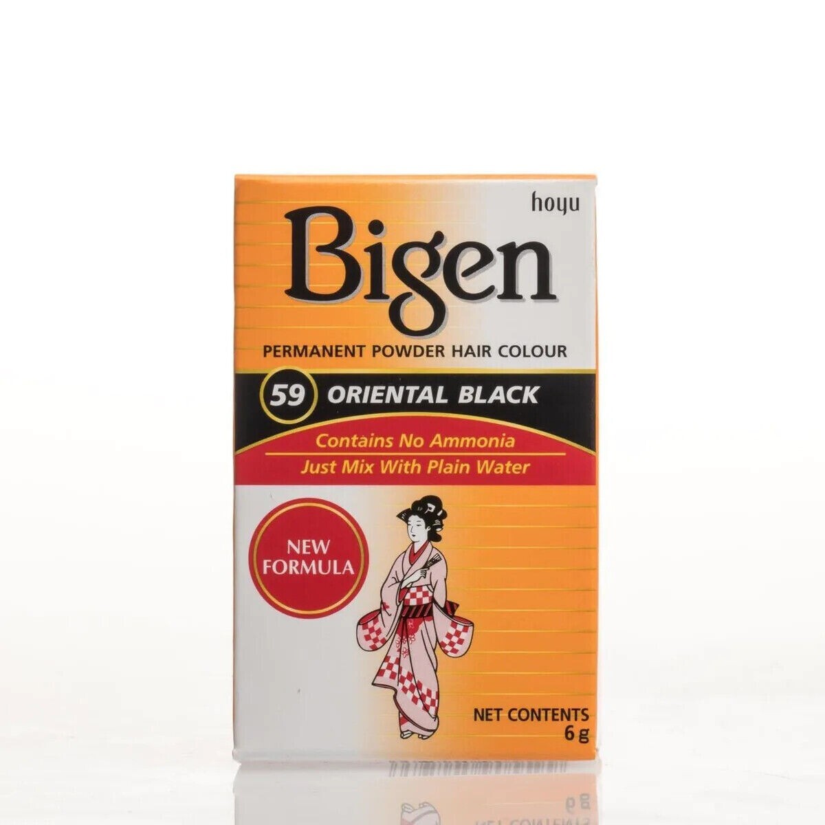 Bigen Powder Hair Color #59 Oriental Black - Image 7