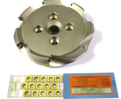 JONGEN WSP Messerkopf Ø160 45PP-160-114-7 + 15 WSP FP 115 SR30 Neu H58162