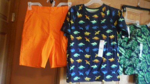 2-Garanimals Boys Size 8 or 10, 2-Piece Short Outfits, NWT - Picture 3 of 14