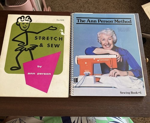 HUGE Lot Vintage Stretch and Sew Patterns 60s-80s Ann Person Plus Box & Books ++ - Picture 11 of 12