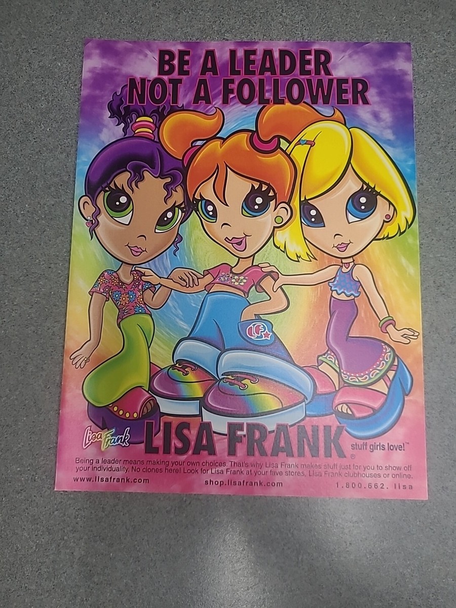 Lisa Frank Clubhouse Print Ad 2000 8x11 Great To Frame | eBay
