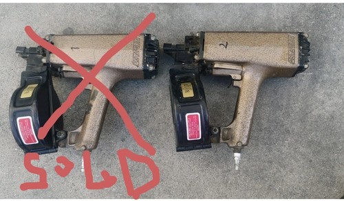 Duo-Fast IN-124 Pneumatic Coil Nailer - Tested, Excellent Working Condition