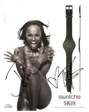 Tyra Banks Signed Autographed 8x10 Photo Hot Sexy ACOA