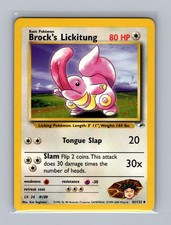 Brock's Lickitung 41/132 Uncommon Gym Heroes Pokemon Unlimited LP on eBay