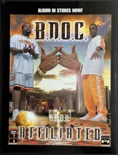 8.5x11 OG Rap Promo Ad Poster B.N.O.C Affiliated 1998 DJ Melo Mix Records