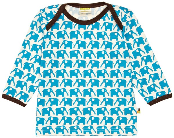 Loud + Proud Baby Jungen Langarmshirt Bio Baumwolle Gots TüRkis 86-92 Eu-image