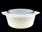 Vintage PYREX 472 Solid White 1.5 Pint Casserole Dish With Lid