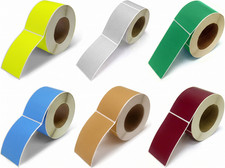 3 X 5 Rectangle Inventory Color Coding Labels, 500 Per Roll