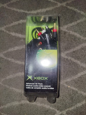 Original Xbox Advanced AV Pack X08-47698 Microsoft TV Cables New Opened Box