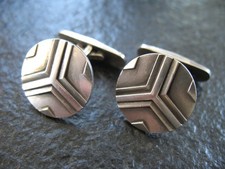 Manschettenkn&ouml;pfe Silber 925 Georg Jensen D&auml;nemark No 60 B von ca. 1970