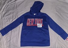 New York Giants Hoodie Sweatshirt NFL Team Apparel Youth Kids Size XS 4/5 
