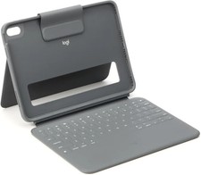 Logitech Rugged Folio Keyboard Case for iPad 10th Gen - Graphite