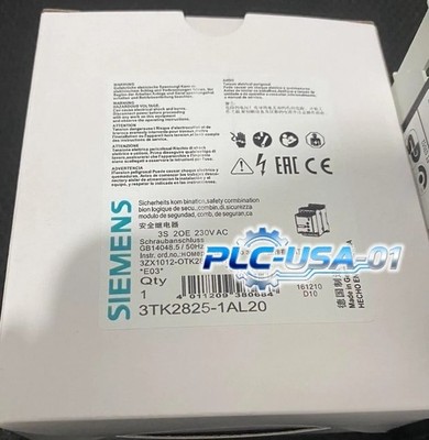 3TK2825-1AL20 1PCS Brand New Siemens 3TK2 825-1AL20 Safety Relay  Fast delivery